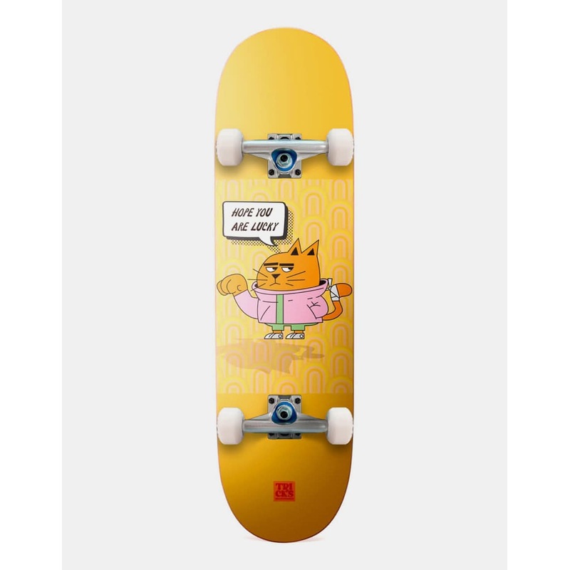 Tricks Lucky Cat Mid Complete Skateboard – 8.25″ x 29.5″