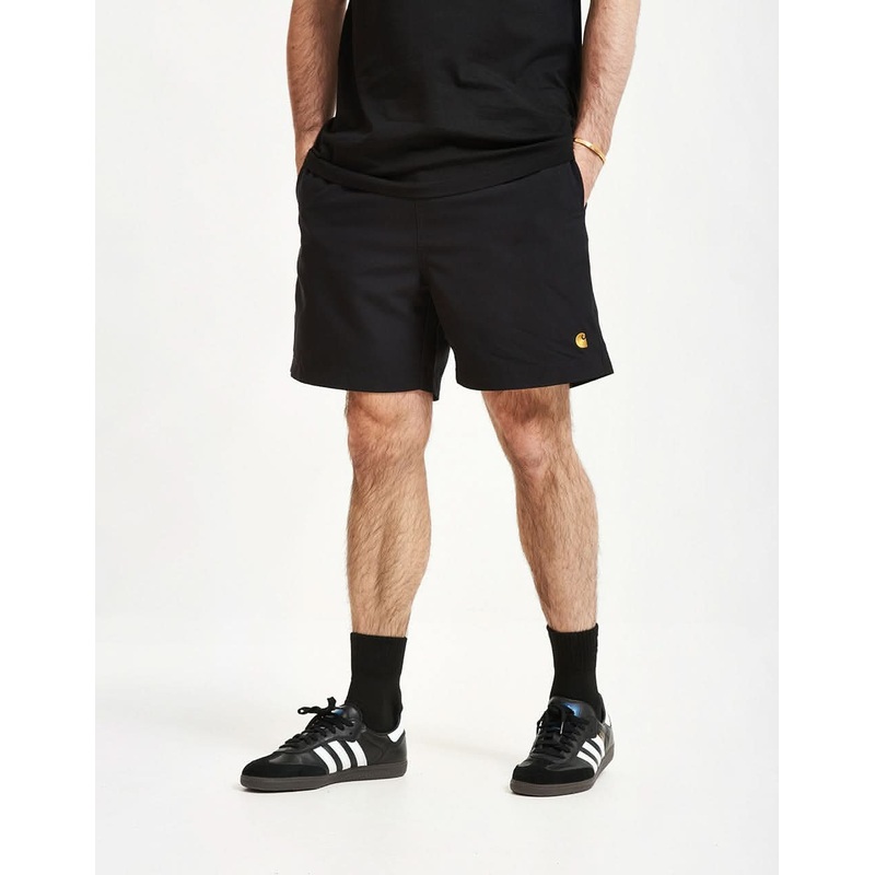 Carhartt WIP Chase Swim Trunk – Black/Gold