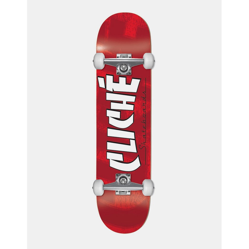 Clich Banco Red Complete Skateboard – 8″