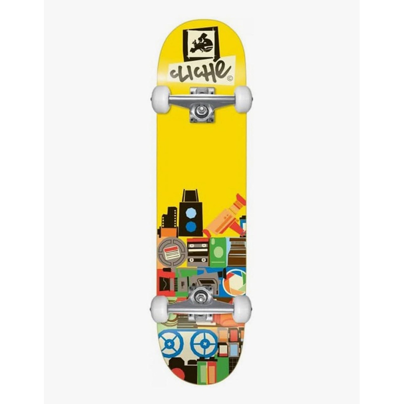 Clich Document Complete Skateboard – 8″