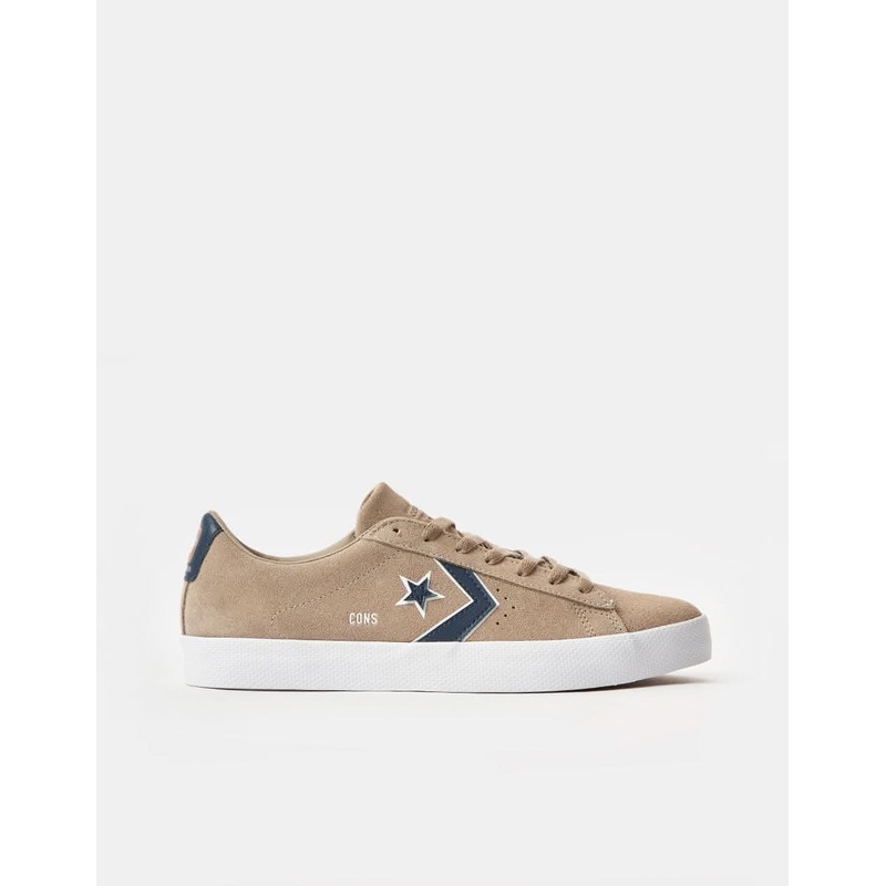 Converse Pro Leather Vulc Skate Shoes – Vintage Cargo/White/Navy