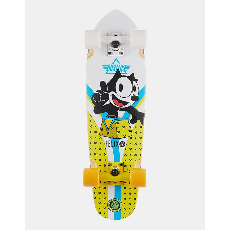 Dusters Felix Flashback Cruiser Skateboard – 8″ x 28″