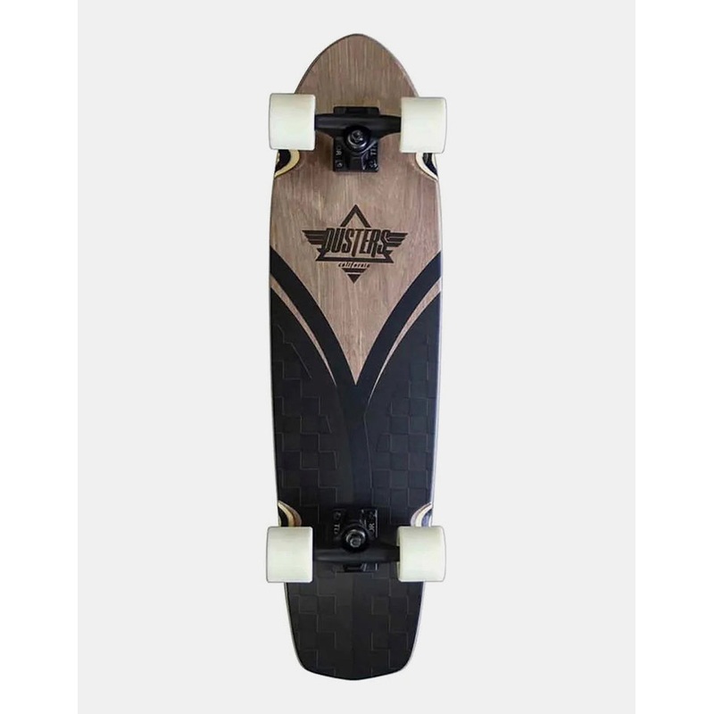 Dusters Flashback Black Cruiser Skateboard – 8.25″ x 31.125″