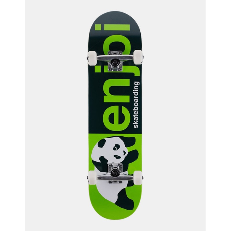 Enjoi Half and Half Green Complete Skateboard – 8″