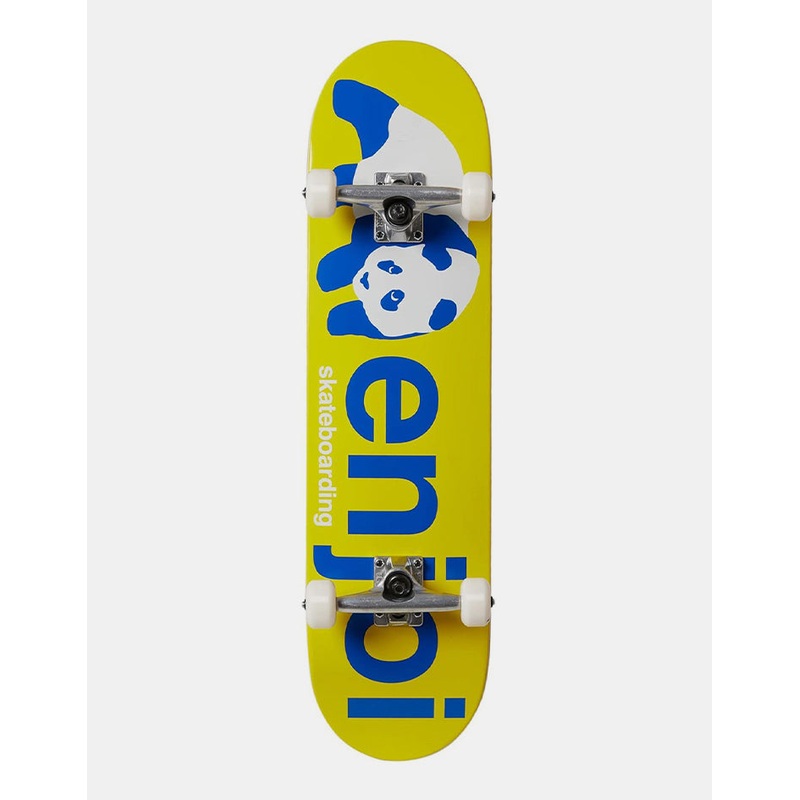 Enjoi Half and Half Yellow Complete Skateboard – 8″