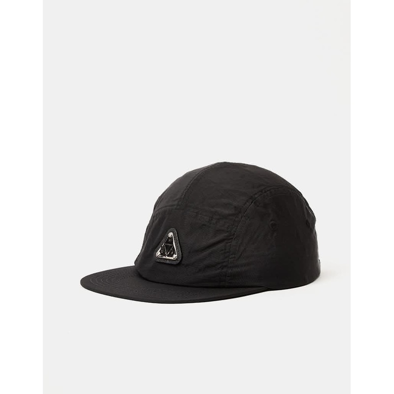HUF Metal Triple Triangle Volley 5-Panel Cap – Black