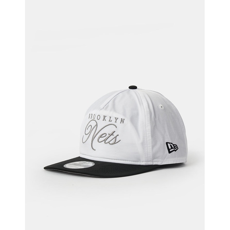 New Era Brooklyn Nets NBA Draft Golfer Strapback Cap – White/Black