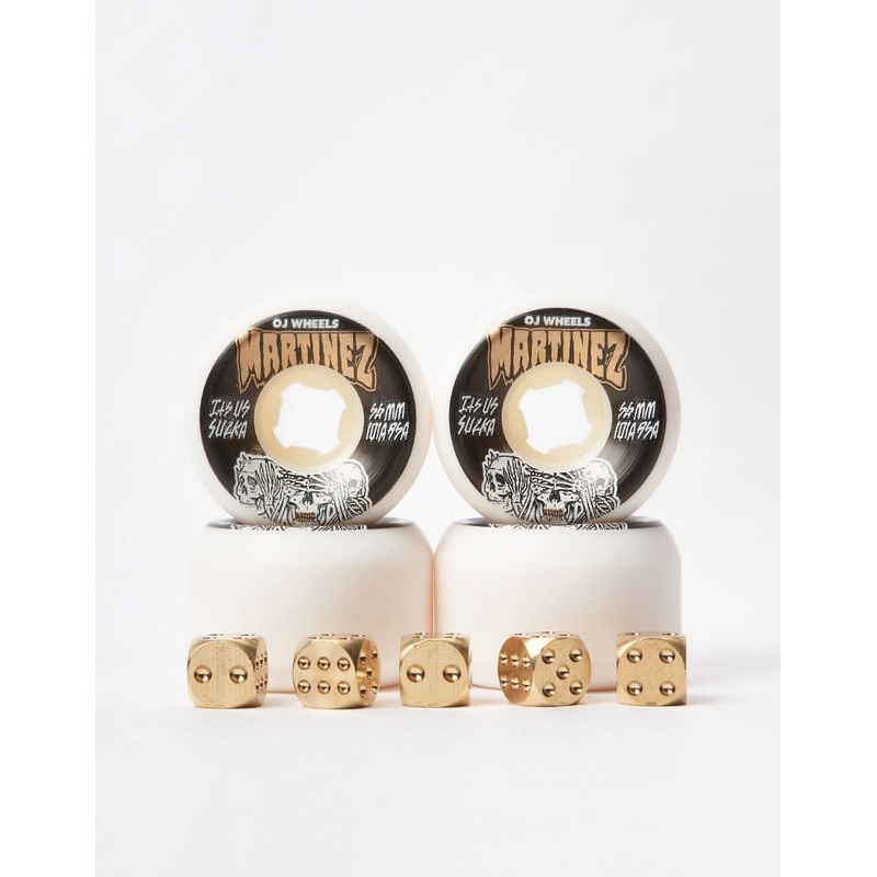 OJ Martinez Hear No Evil Double Duro 101a/95a Skateboard Wheels – 56mm