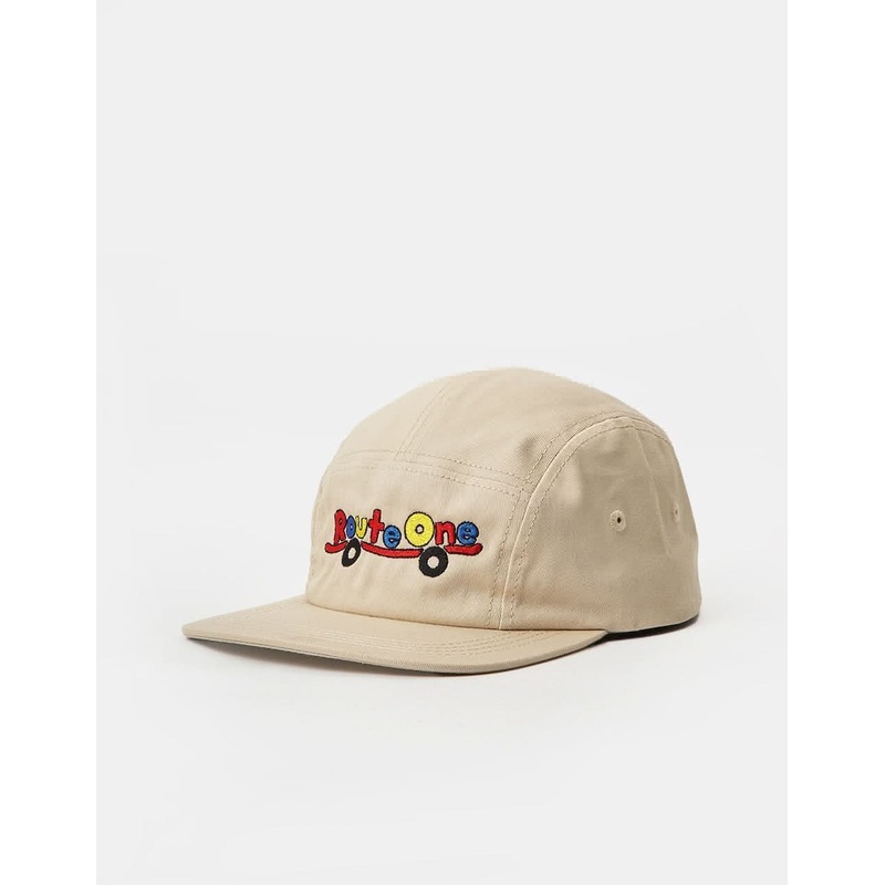 Route One Daysplay 5 Panel Cap – Beige