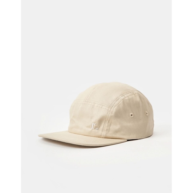 Route One R. Logo 5 Panel Cap – Beige