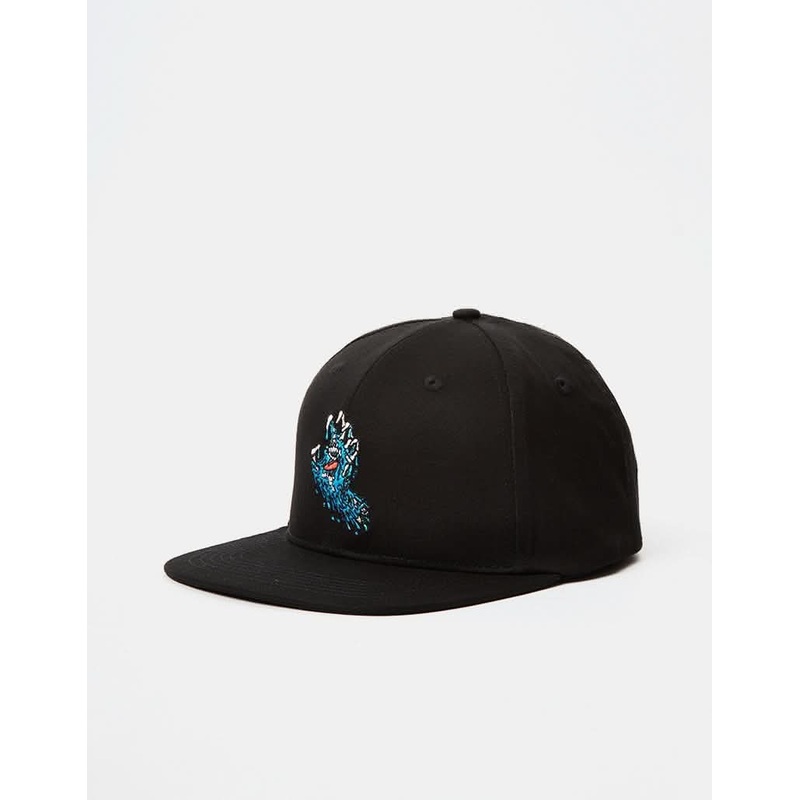 Santa Cruz Melting Hand Snapback Cap – Black