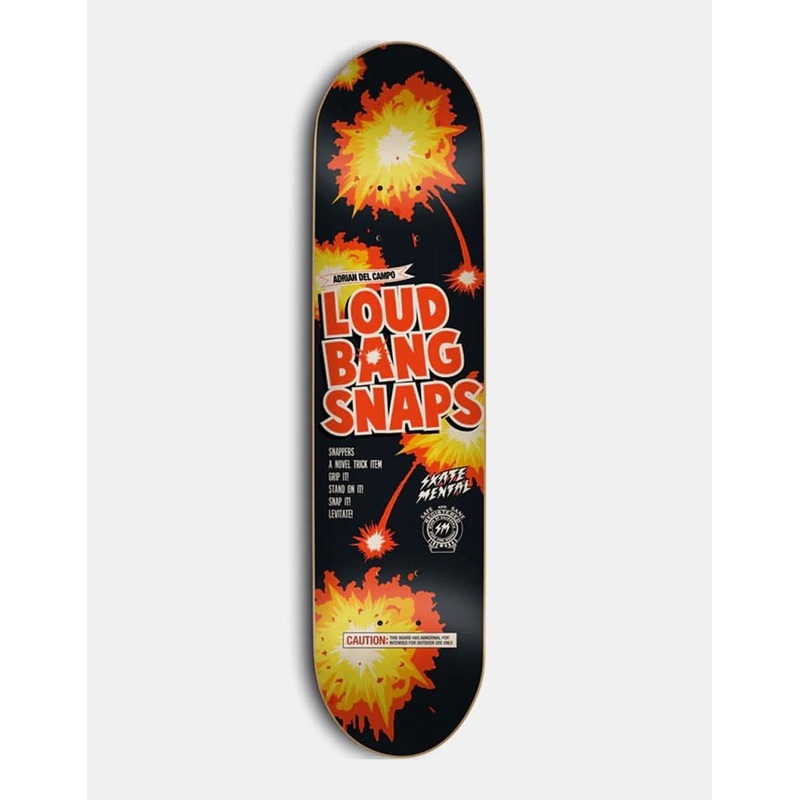 Skate Mental Del Campo Snaps Skateboard Deck – 8.12″