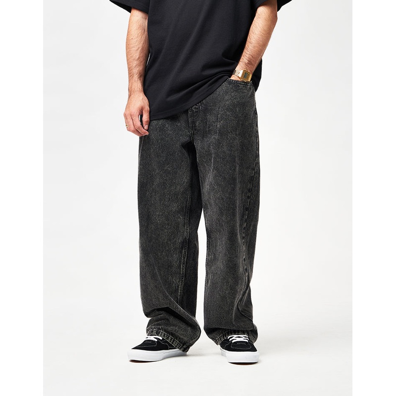 Vans Check-5 Baggy Denim Pant – Stonewash Black