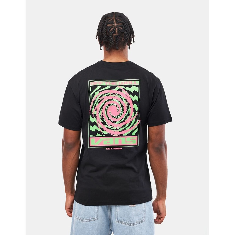 Vans Wormhole Warped T-Shirt – Black