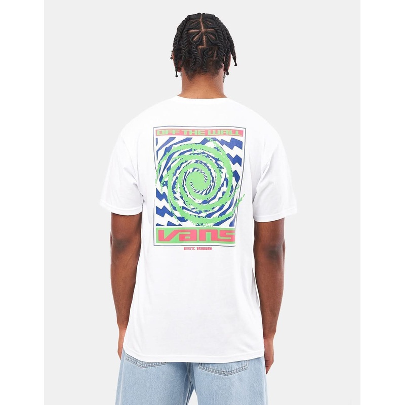 Vans Wormhole Warped T-Shirt – White