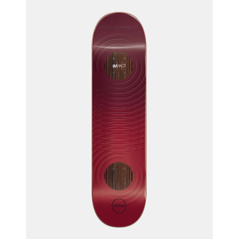Almost Bowerbank Raised Rings Impact Support Skateboard Deck – 8.25″