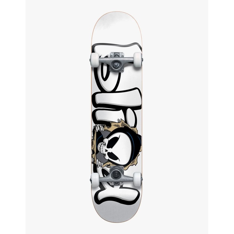 Blind Bust Out Reaper ‘Soft Wheels’ White Complete Skateboard – 7.625″