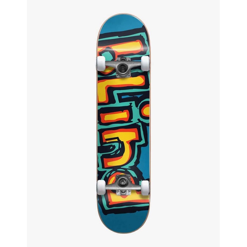 Blind Matte OG Logo Red Teal Complete Skateboard – 7.75″