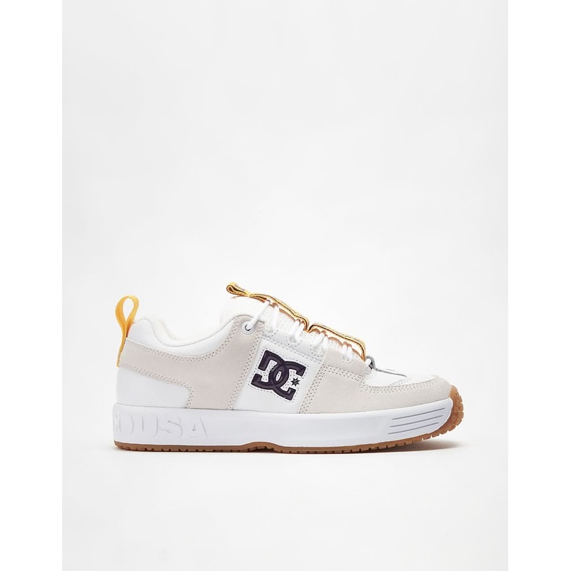 DC Lynx OG Skate Shoes – White/Purple
