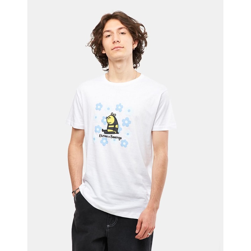 Etnies Beeings Floral T-Shirt – White