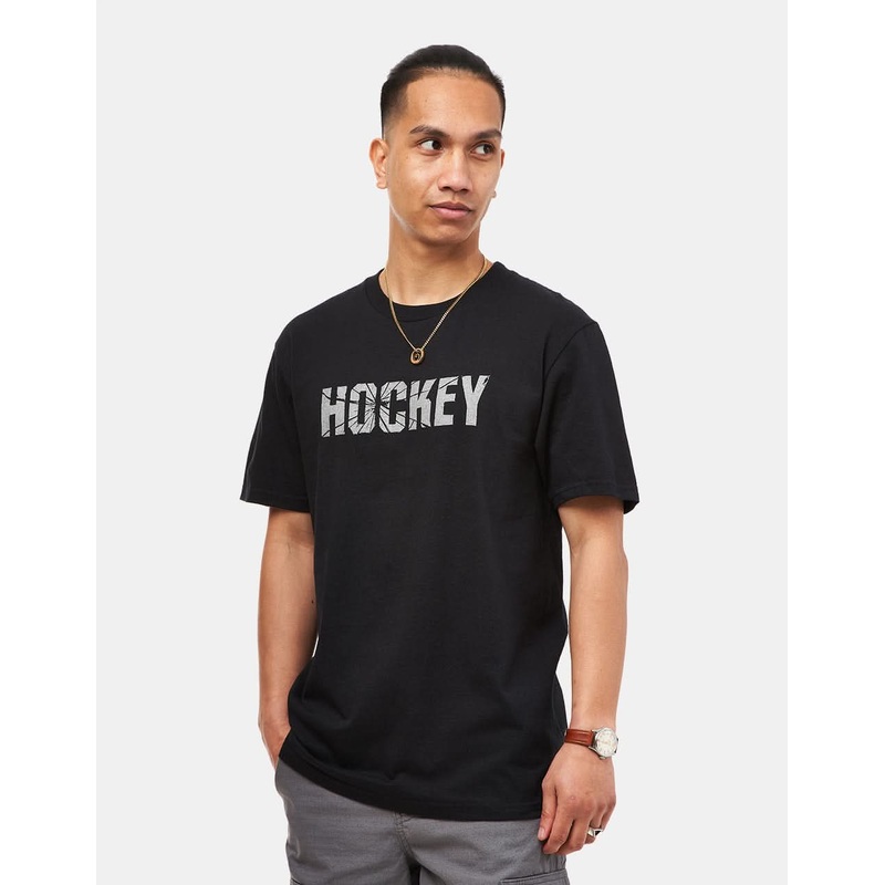 Hockey Shatter Reflective T-Shirt – Black