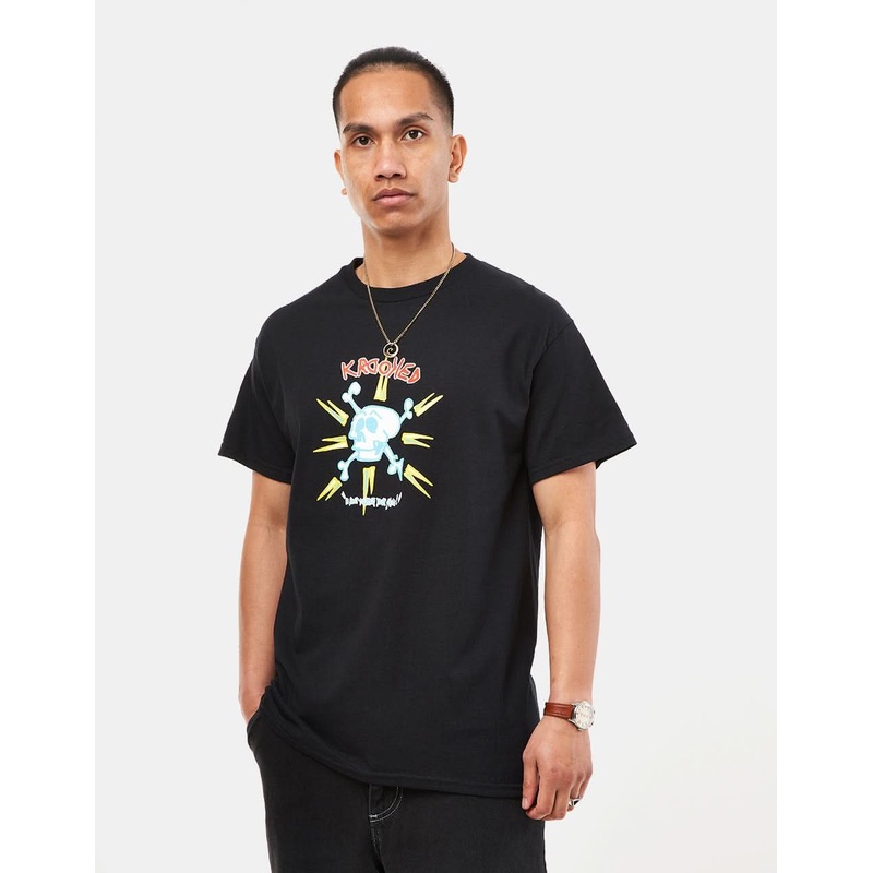Krooked Style T-Shirt – Black/Multi