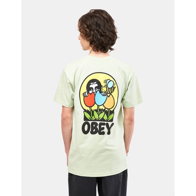 Obey Was Here T-Shirt – Cucumber