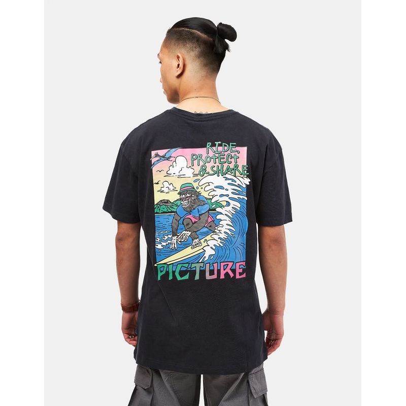 Picture Tsunami Organic T-Shirt – Black Washed