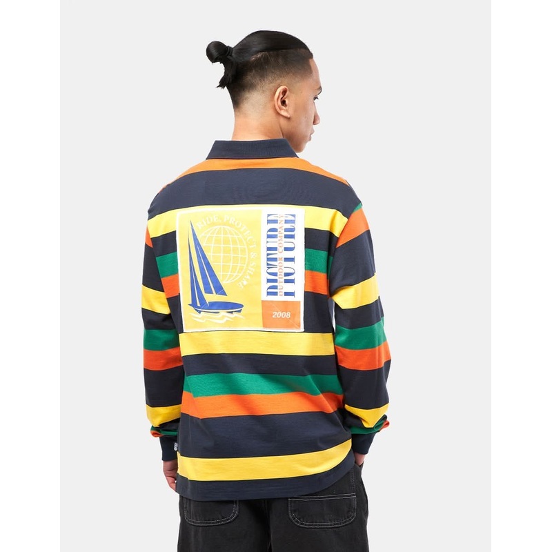 Picture Vendey L/S Polo Shirt – Dark Blue