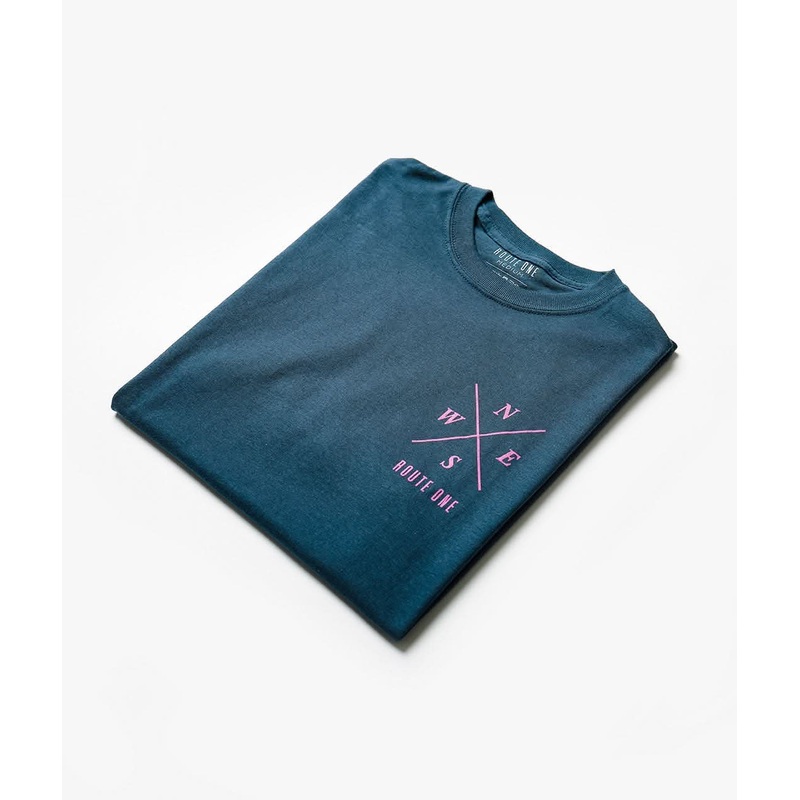 Route One FC T-Shirt – Blue Dusk