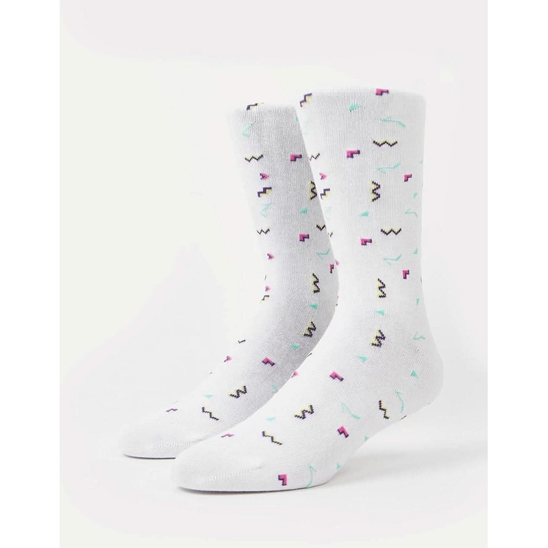 Route One Jazzy Socks – White