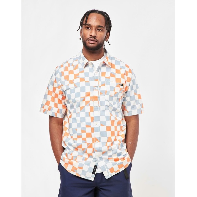 Vans Watson S/S Shirt – Marshmallow/Dusty Blue