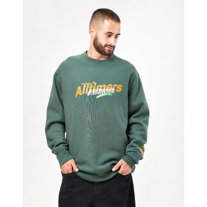 Alltimers Layers Crew – Alpine Green