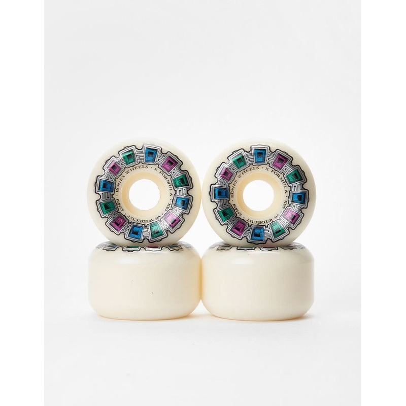 Bones Dial of Destiny X-Formula V6 Wide-Cut 97a Skateboard Wheels
