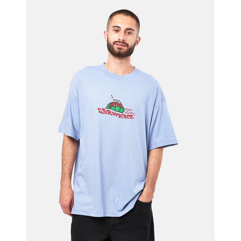 Carhartt WIP S/S Clam T-Shirt – Charm Blue