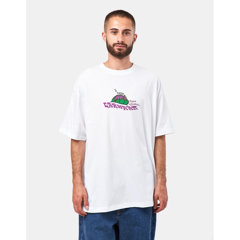 Carhartt WIP S/S Clam T-Shirt – White