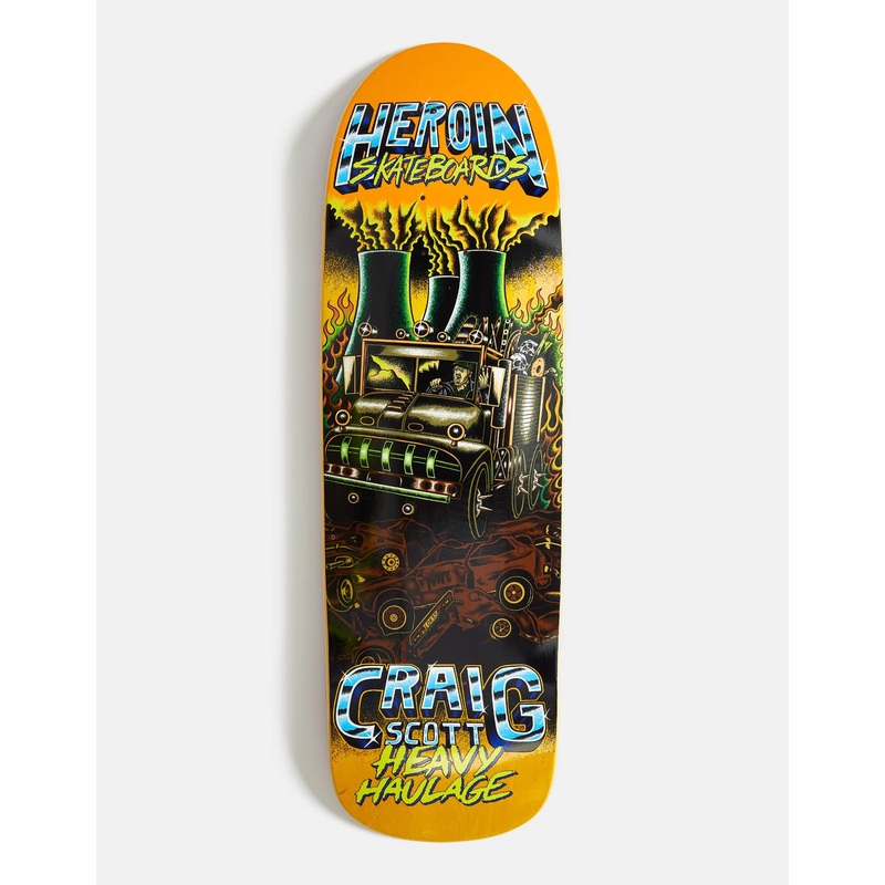 Heroin Craig Questions Heavy HaulageSkateboard Deck – 9.5″