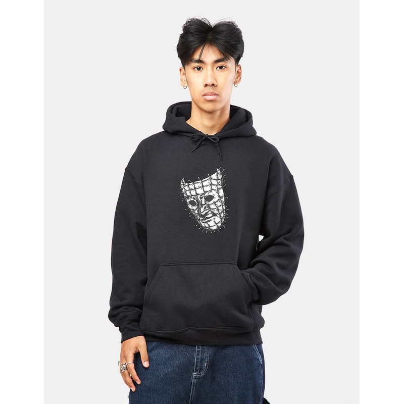 Hockey Pinhead Pullover Hoodie – Black