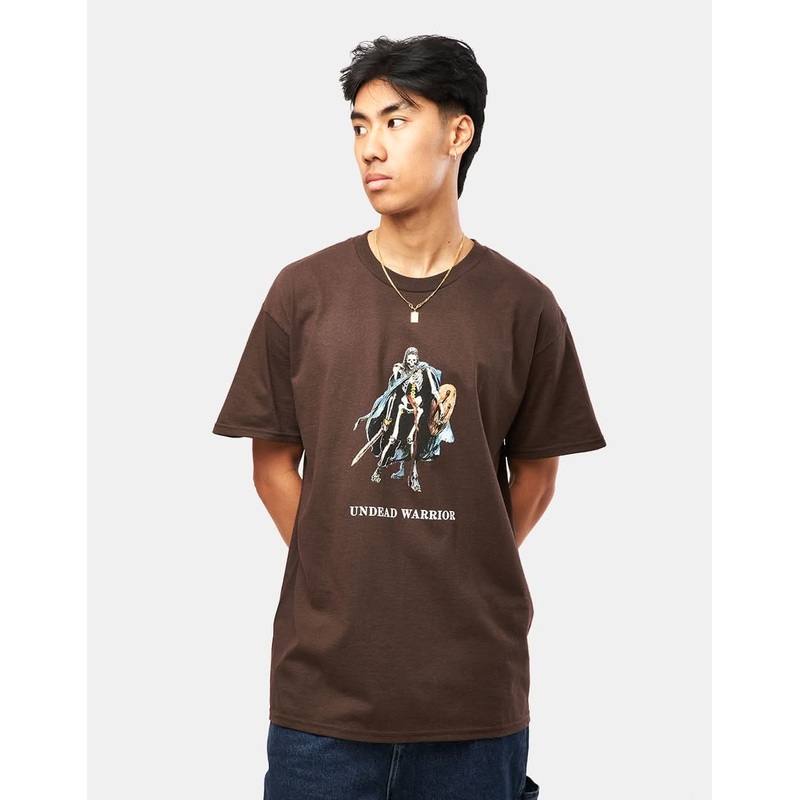 Hockey Undead Warrior T-Shirt – Dark Brown