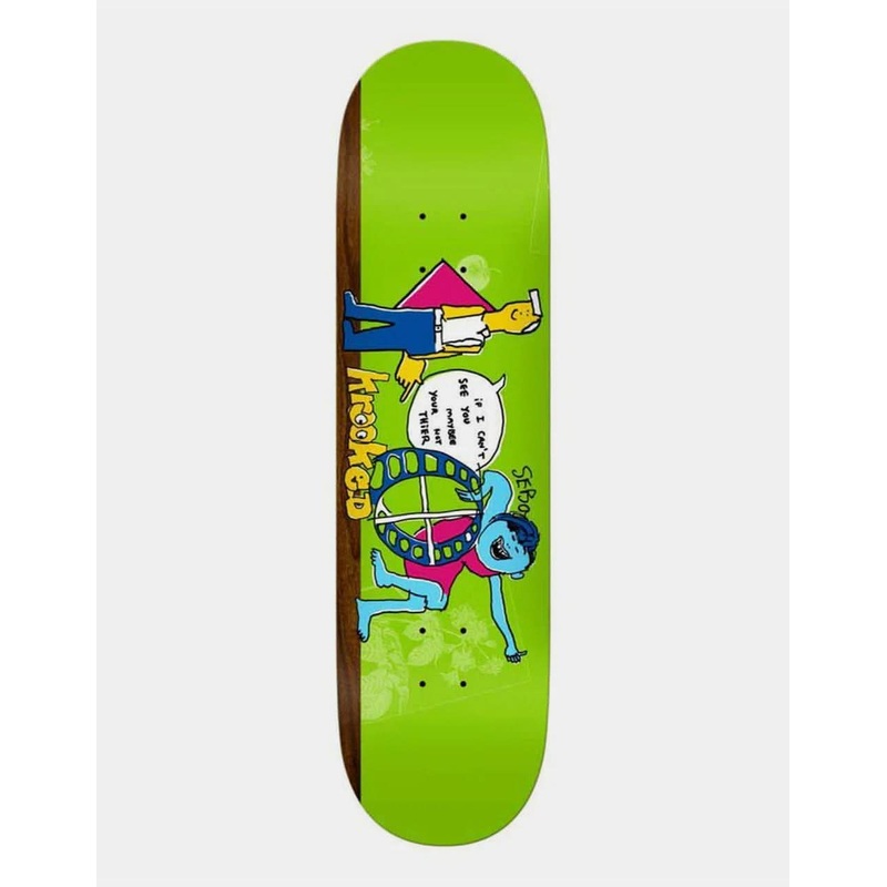 Krooked Sebo Not Their Skateboard Deck – 8.5″