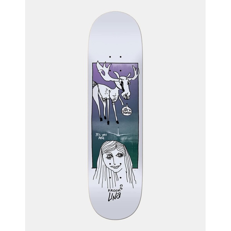 Krooked Una Debate  Skateboard Deck – 8.38″