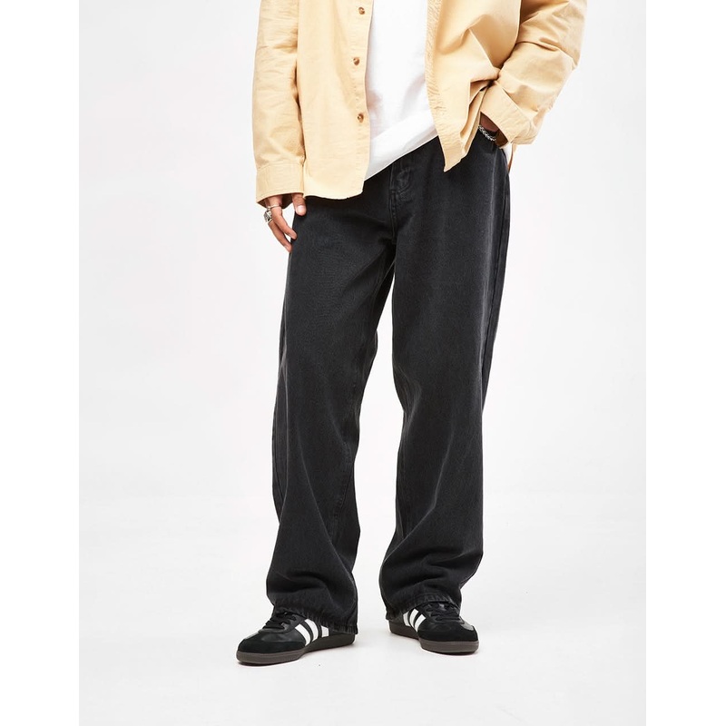 Obey Bigwig Baggy Denim Pant – Faded Black