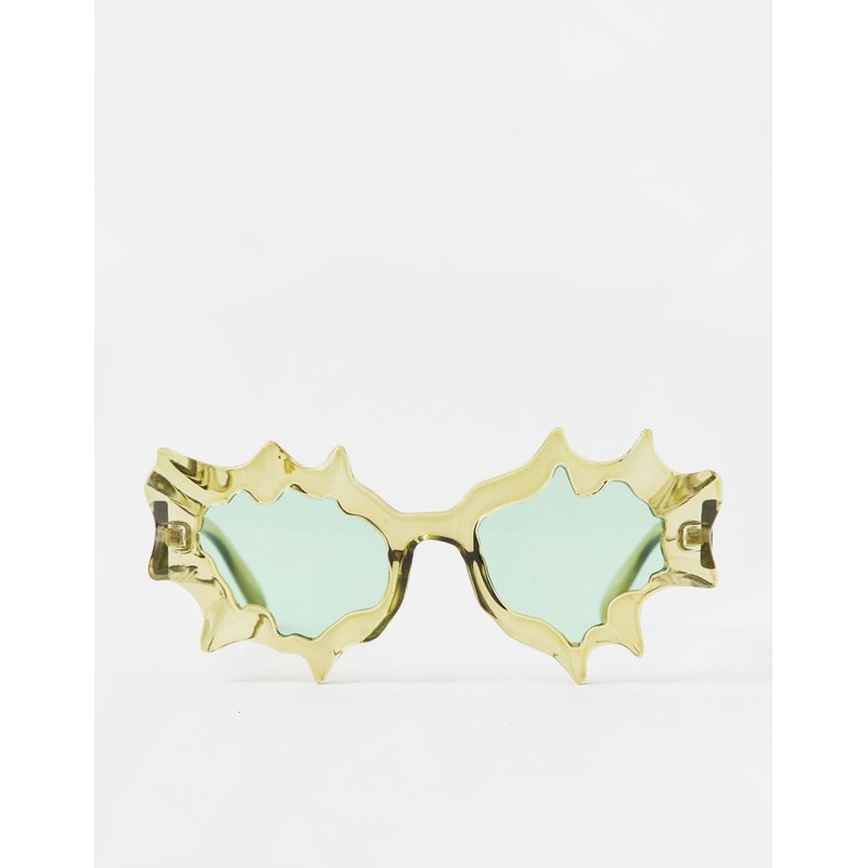 Route One Blaze Sunglasses – Clear Green/Green Lens