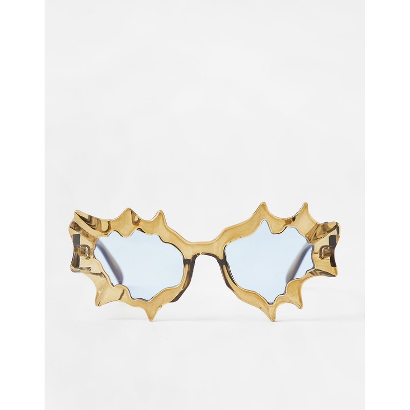 Route One Blaze Sunglasses – Clear Yellow/Blue Lens