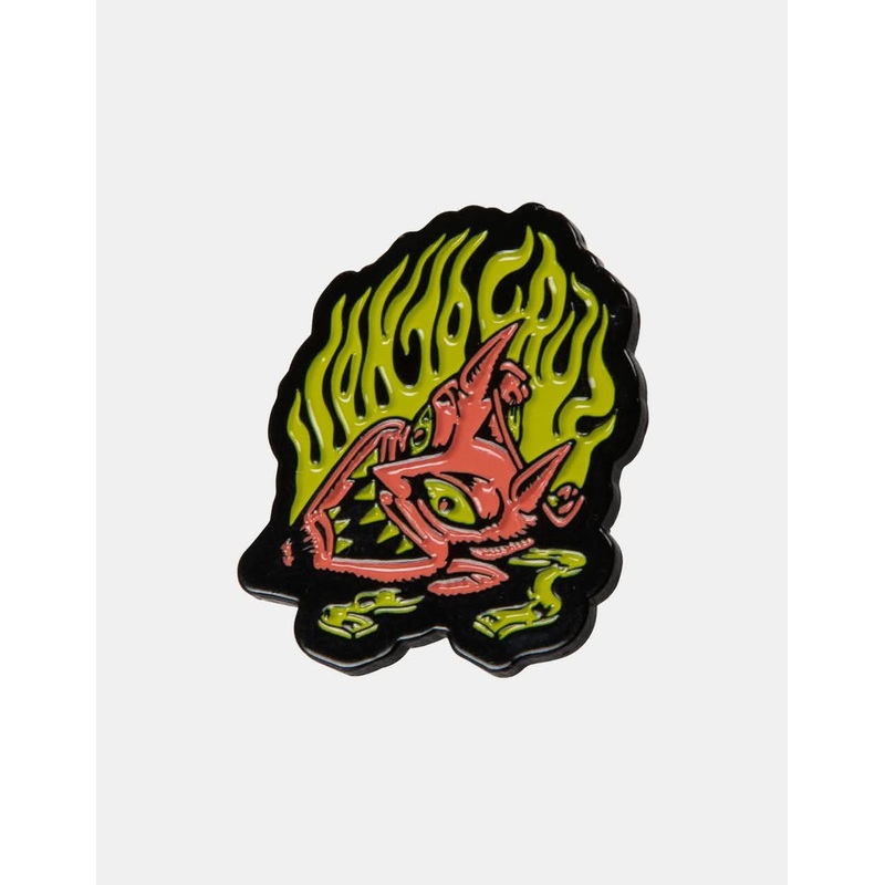 Santa Cruz Delfino Devil Mask Pin Badge – Multi