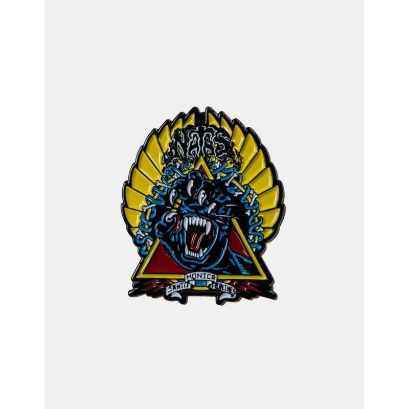 Santa Cruz Natas Screaming Panther Pin Badge – Multi