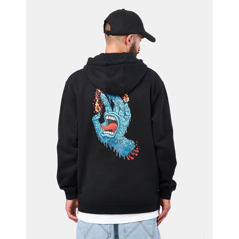 Santa Cruz Pace Ritual Hand Pullover Hoodie – Black