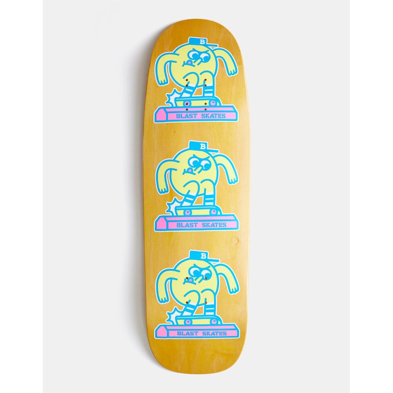 Blast Skates Curb Club ‘Custom Shape’ Skateboard Deck – 9.5″
