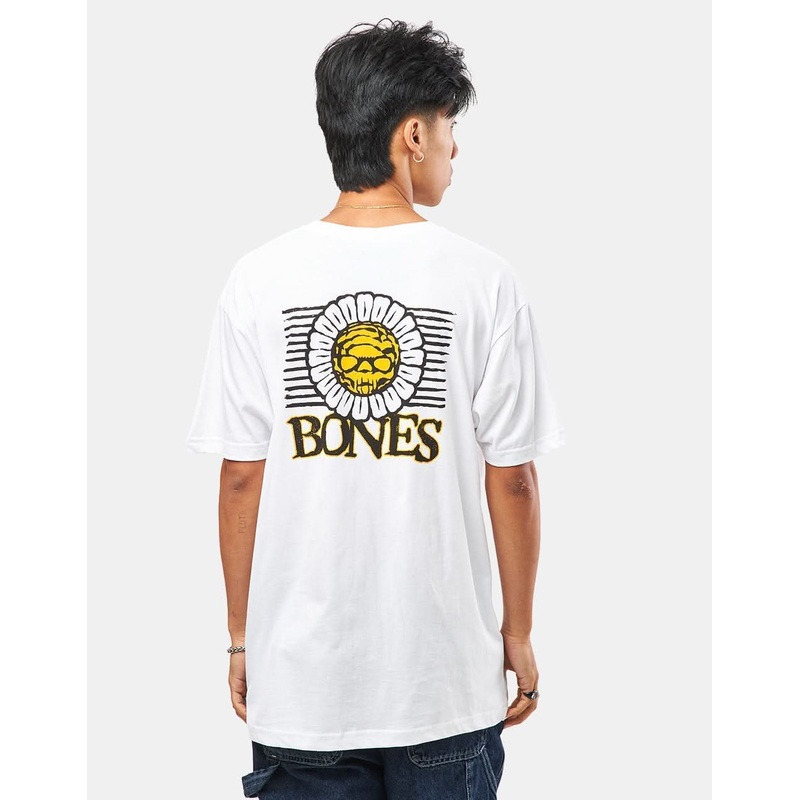 Bones Pushing Up Daisies T-Shirt – White