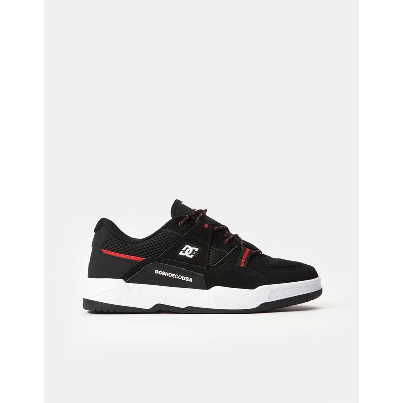 DC Construct Skate Shoes – Black/Hot Coral